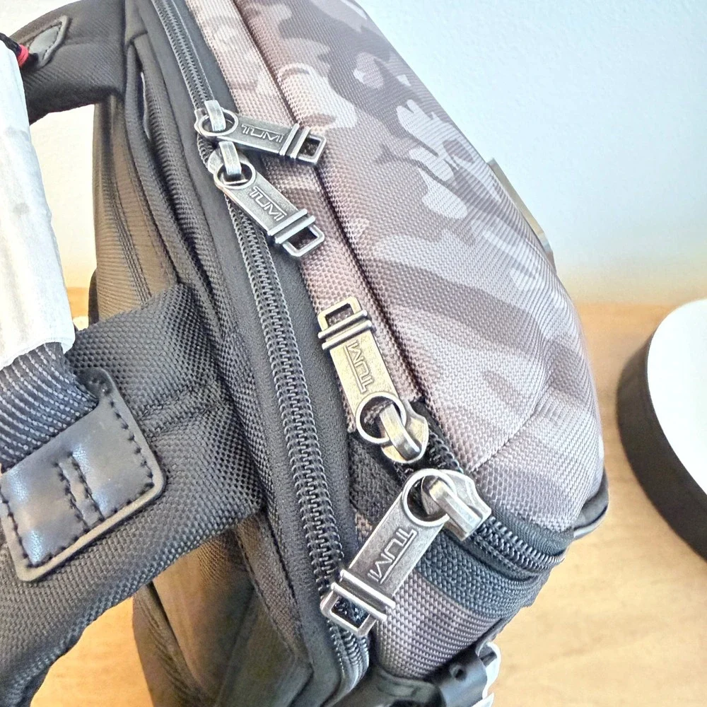 Tumi Thornhill Backpack Grey Camo Ballistic Nylon Laptop Bag 02223683CTYMPO